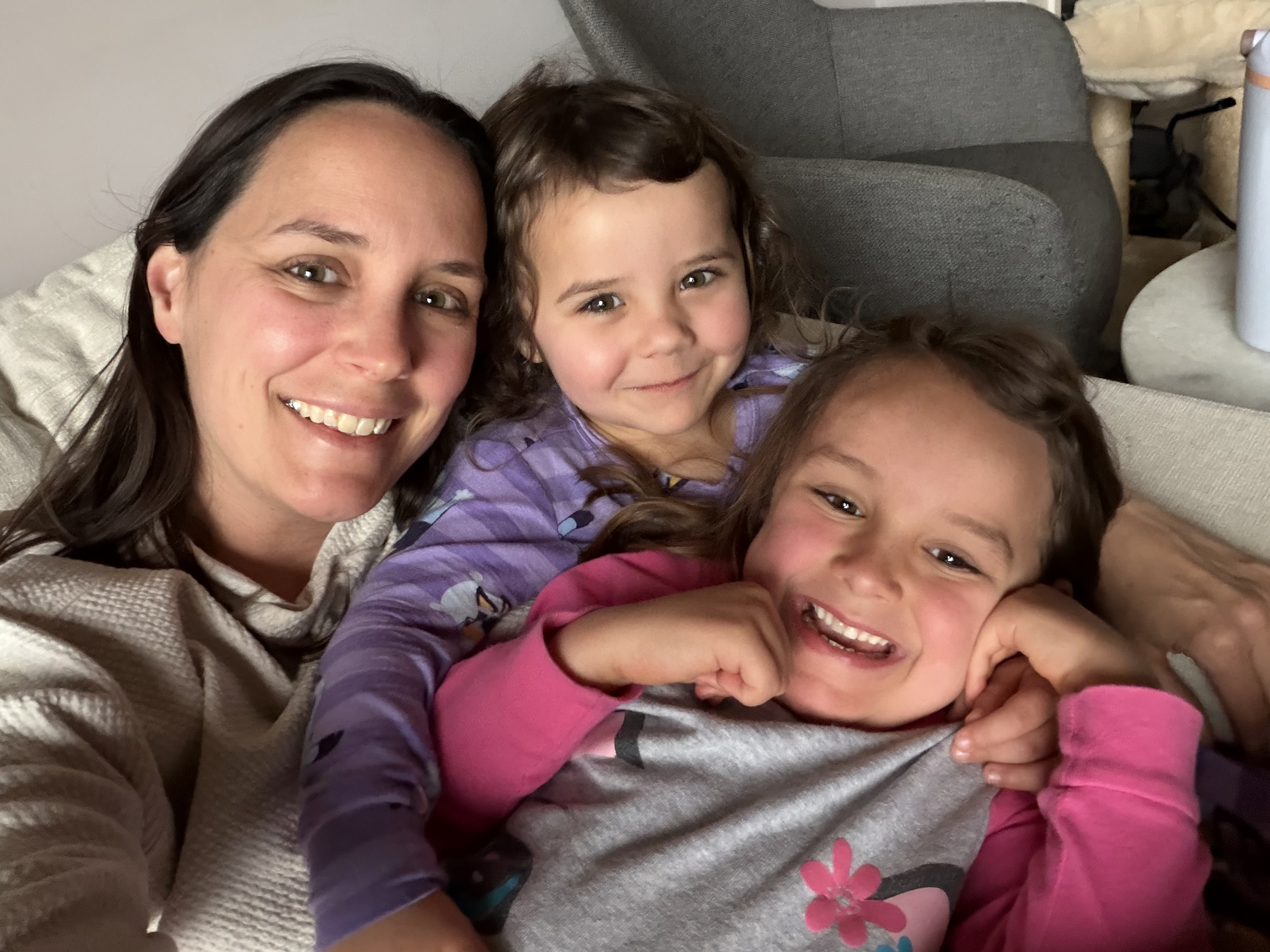 Amanda with her children